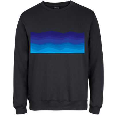 BW Unisex Fleecy Sweater - Blue Thumbnail